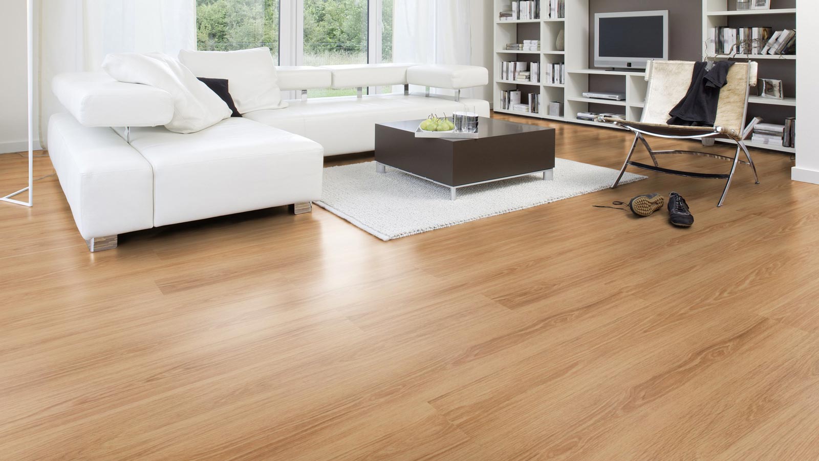 Skaben Bioboden Pro Climate Click 70 WOOD Eiche klassik natürlich nachhaltige wasserfeste Landhausdiele 4V zum Klicken Raum5