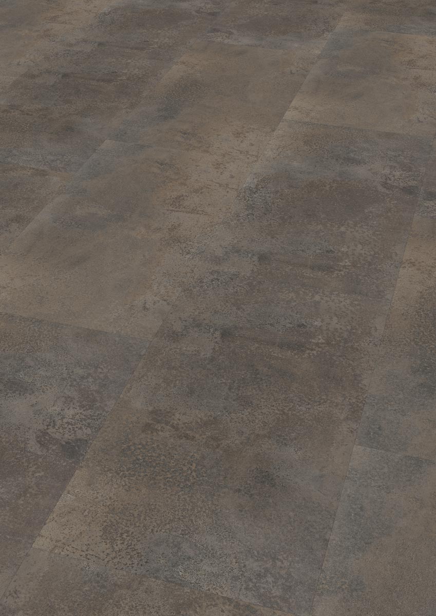 Skaben Design Rhino 55 Loft Rusted braun Real Feel Fliese 4V zum Kleben Raum1