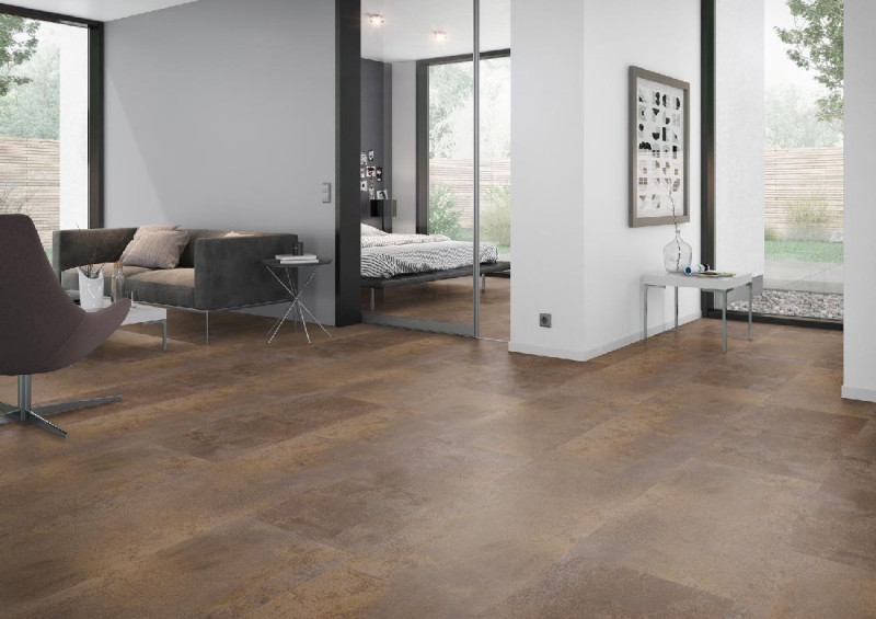 Skaben Design Rhino 55 Loft Rusted Bronze Rouge Real Feel Carrelage 4V à coller main product photo