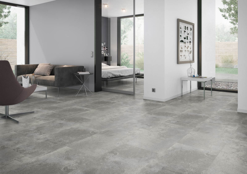 Skaben Design Rhino 55 Loft Rusted gris clair Real Feel Carrelage 4V à coller main product photo