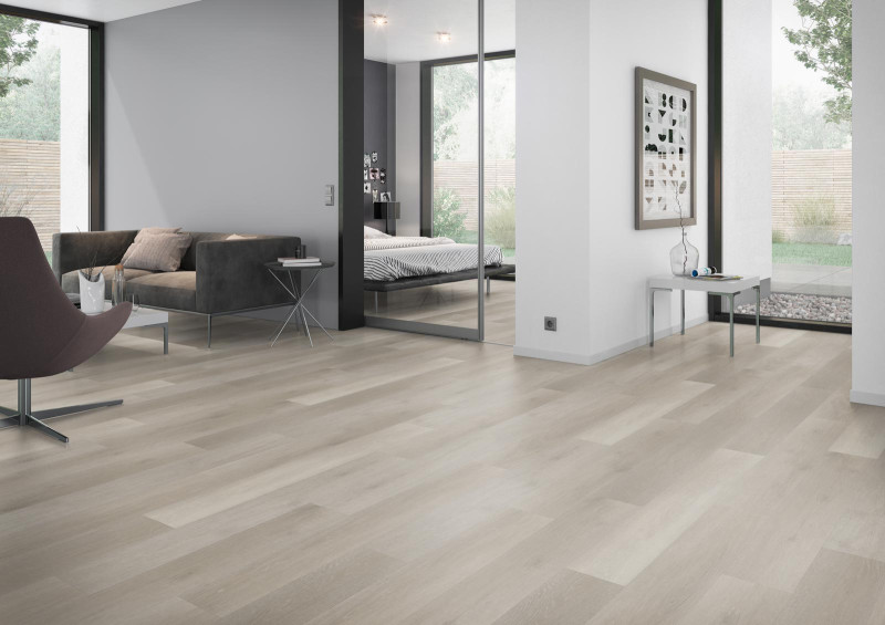Skaben Design Rhino 55 Chêne Spreewald naturel clair Real Feel 1 frise 4V à coller main product photo