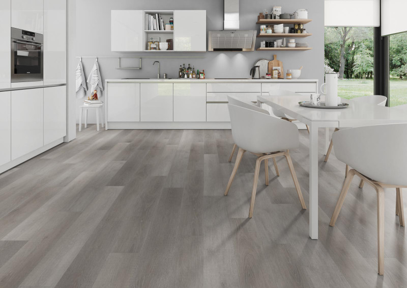 Skaben Suelo de Vinilo Design Rhino 55 Spreewald Roble Gris Real Feel 1 lama 4V para encolar main product photo