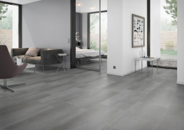 Skaben Vinyl Design Rhino Click 55 Loft Reinforced Concrete Grey Tile 4V incl. insulation