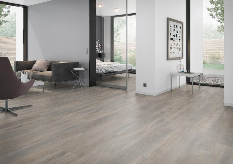 Skaben Vinyl Design Rhino Click 55 Parisien Oak Greige Real Feel 1-strip 4V incl. insulation main product photo