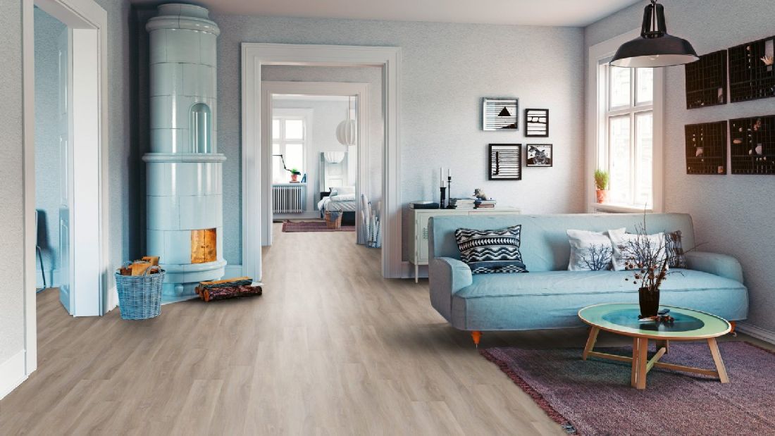 Skaben Design Rhino Click 55 smart Eternal Eiche Greige 1-Stab Landhausdiele 4V Trittschalldämmung Raum8