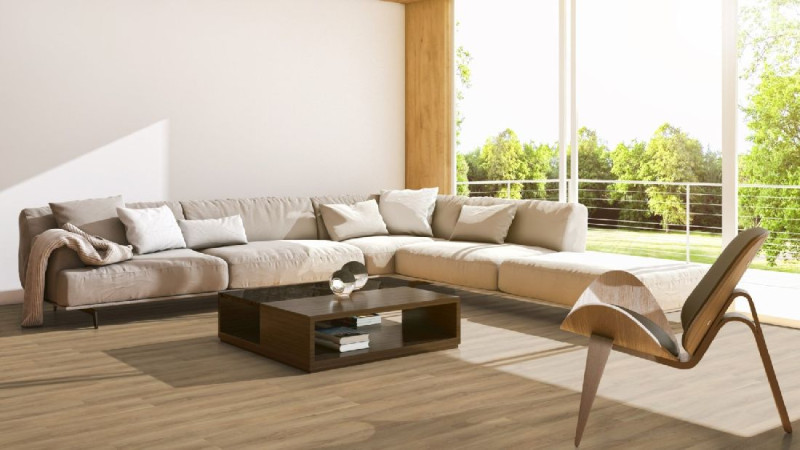 Skaben Vinylboden Design Rhino Click 55 smart Eternal Eiche Natürlich 1-Stab Landhausdiele 4V Trittschalldämmung main product photo