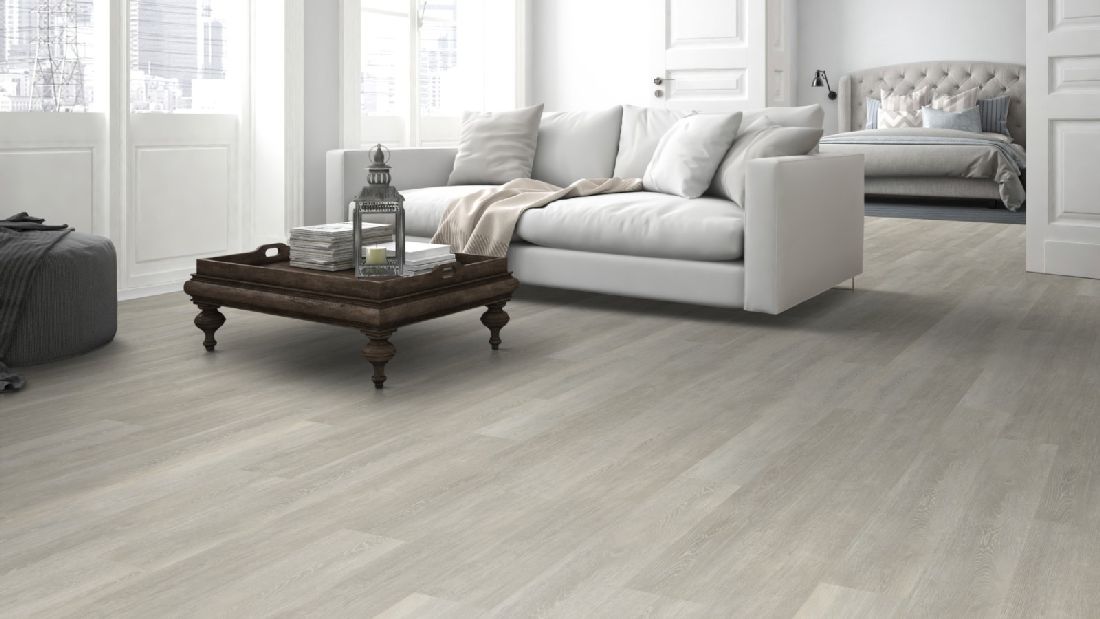 Skaben Design Rhino Click 55 smart Patina Eiche Weiss 1-Stab Landhausdiele 4V Trittschalldämmung Raum2