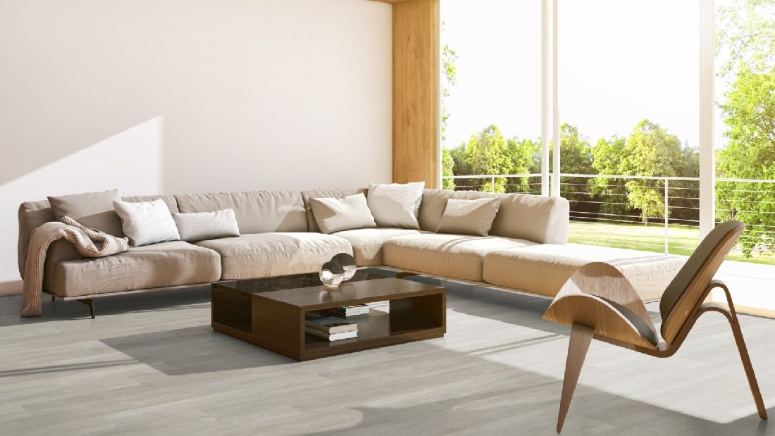 Skaben Design Rhino Click 55 smart Patina Eiche Weiss 1-Stab Landhausdiele 4V Trittschalldämmung Raum3