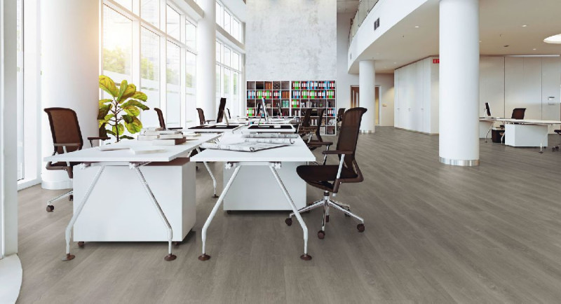 Skaben Vinyl Design Rhino Click 55 XL Oak Sea Grey 1-strip 4V incl. insulation main product photo