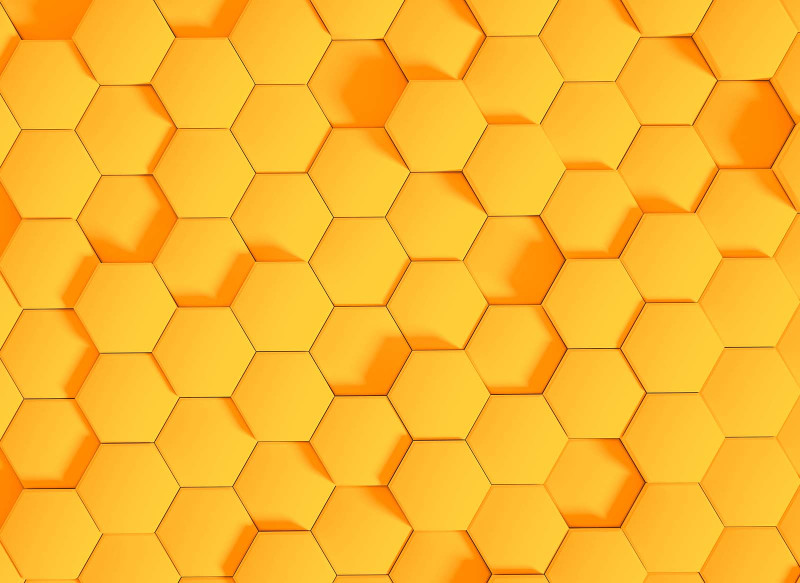 Skaben Wall mural 3D Color - Orange | 3D Wallpaper main product photo