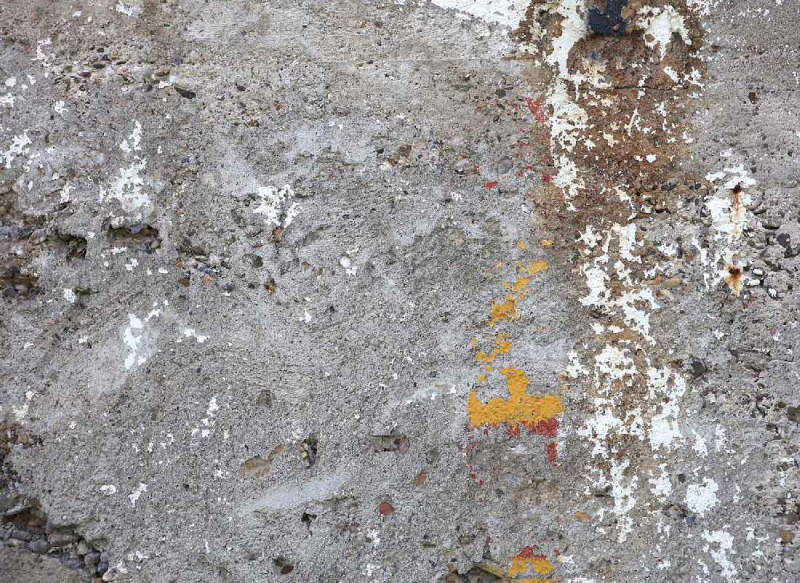 Skaben Papier peint photo Concrete - Gris / Jaune | Aspect béton Papier peint main product photo