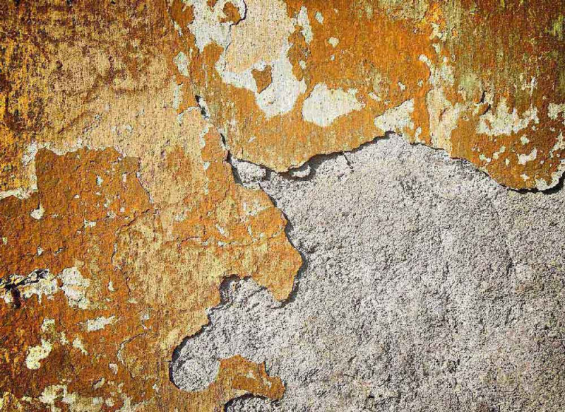 Skaben Fototapete Concrete - Orange / Grau | Betonoptik modern, Tapete main product photo