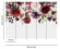 Skaben Fototapete Blumen Rosen Bunt / Weiß Raum2 Skaben Fototapete Blumen Rosen Bunt / Weiß Raum2