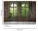 Skaben Fototapete Fenster Betonoptik Grün / Grau Raum2