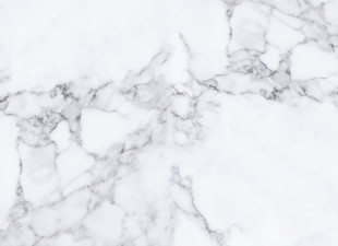 Papier peint photo Skaben Marble - blanc / gris | marbre, aspect pierre, noir blanc, papier peint moderne