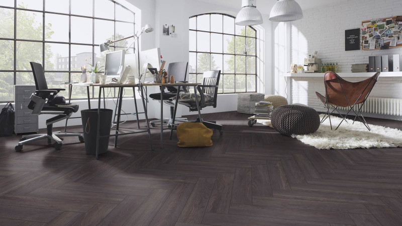 Skaben Laminado en Espiga Roble Espresso Espiga 4V main product photo