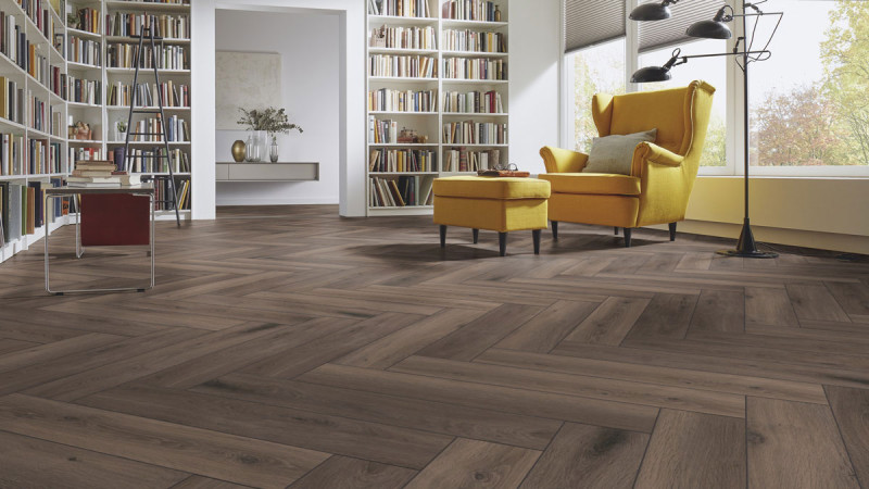 Skaben Laminat Herringbone Eiche Faro Fischgrät 4V main product photo