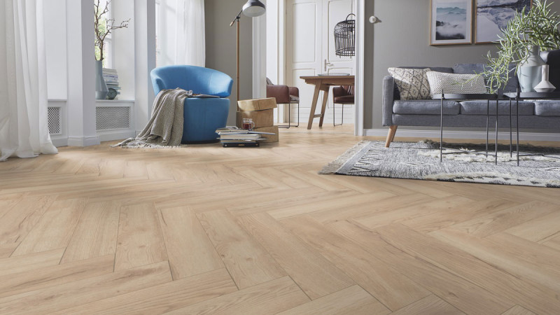 Skaben Laminate Herringbone Oak Toledo 4V main product photo