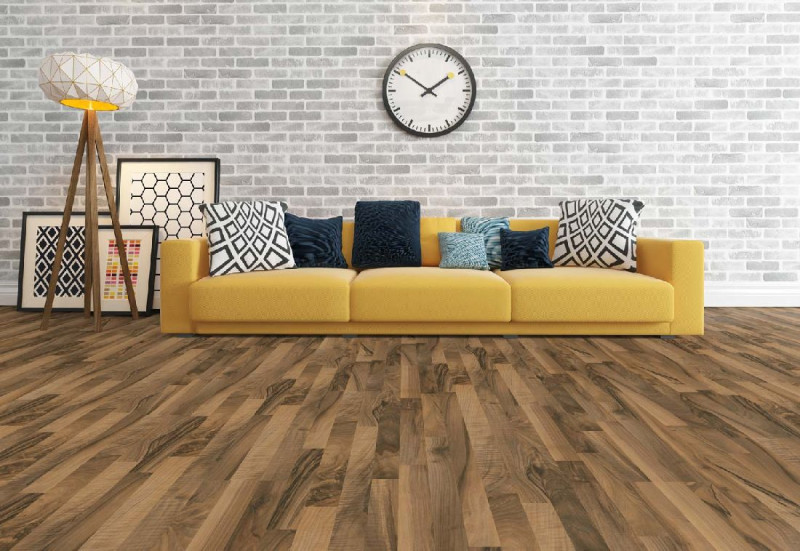 Skaben Laminat Lofty 7 Ticino Walnuss 3-Stab Schiffsboden main product photo
