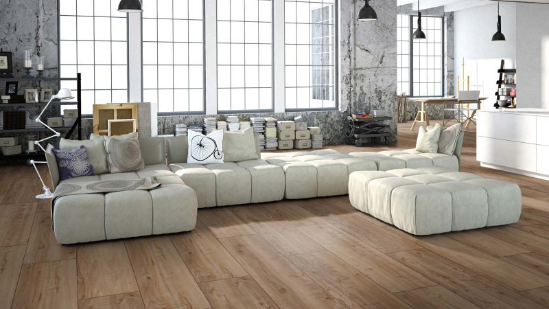 Skaben Suelo laminado XXL Plus Roble Sahara 1 Lama 4V main product photo