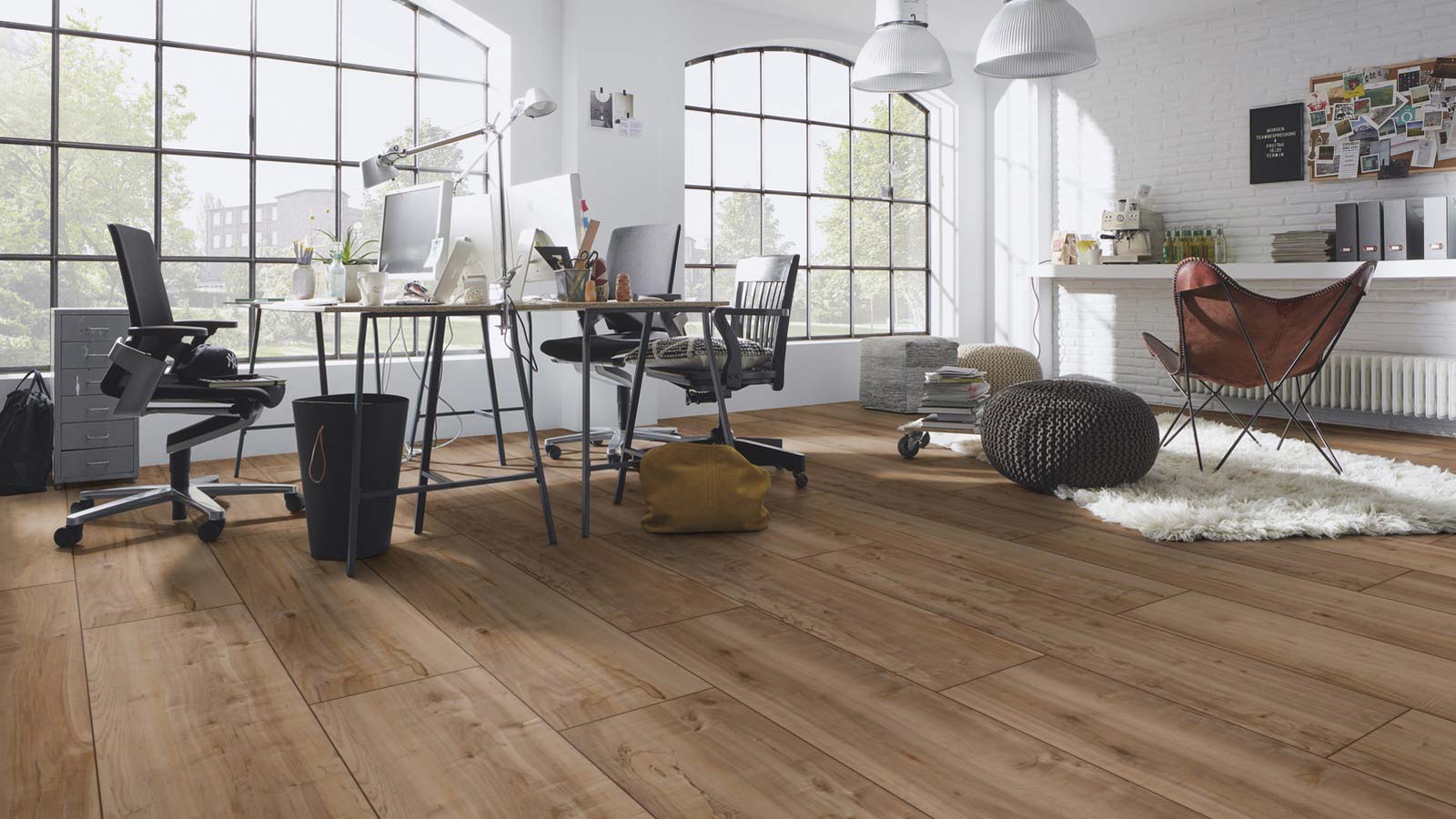 Skaben Laminat XXL Plus Sahara Eiche 1-Stab Landhausdiele 4V Raum6