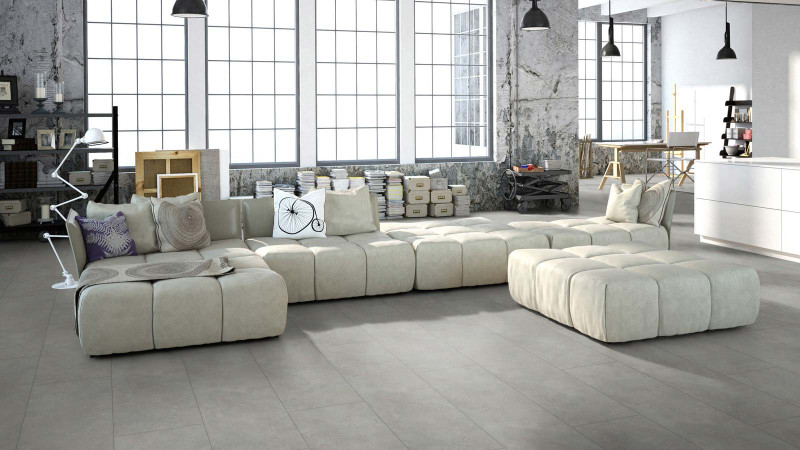 Skaben Laminate XXL Plus Stone Light Grey Tile look M4V main product photo