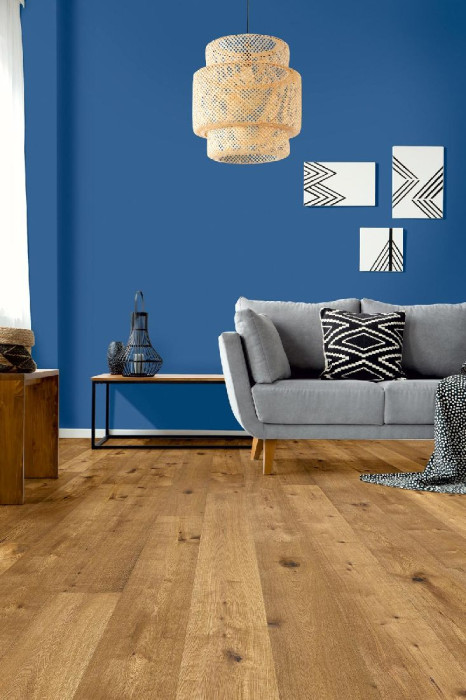 Skaben Parquet Bremen Oak Knotty Brushed Smoked, Oiled 1-strip 3mm 4V main product photo