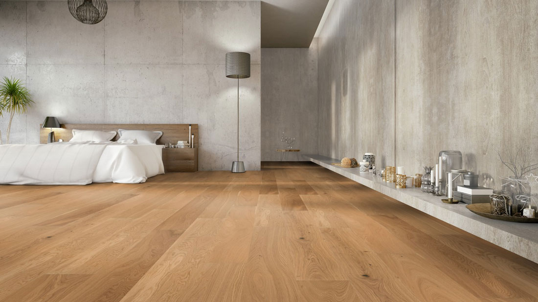 Skaben Parkett Bremen Eiche Country gebürstet geölt Landhausdiele 4mm M2V Raum4