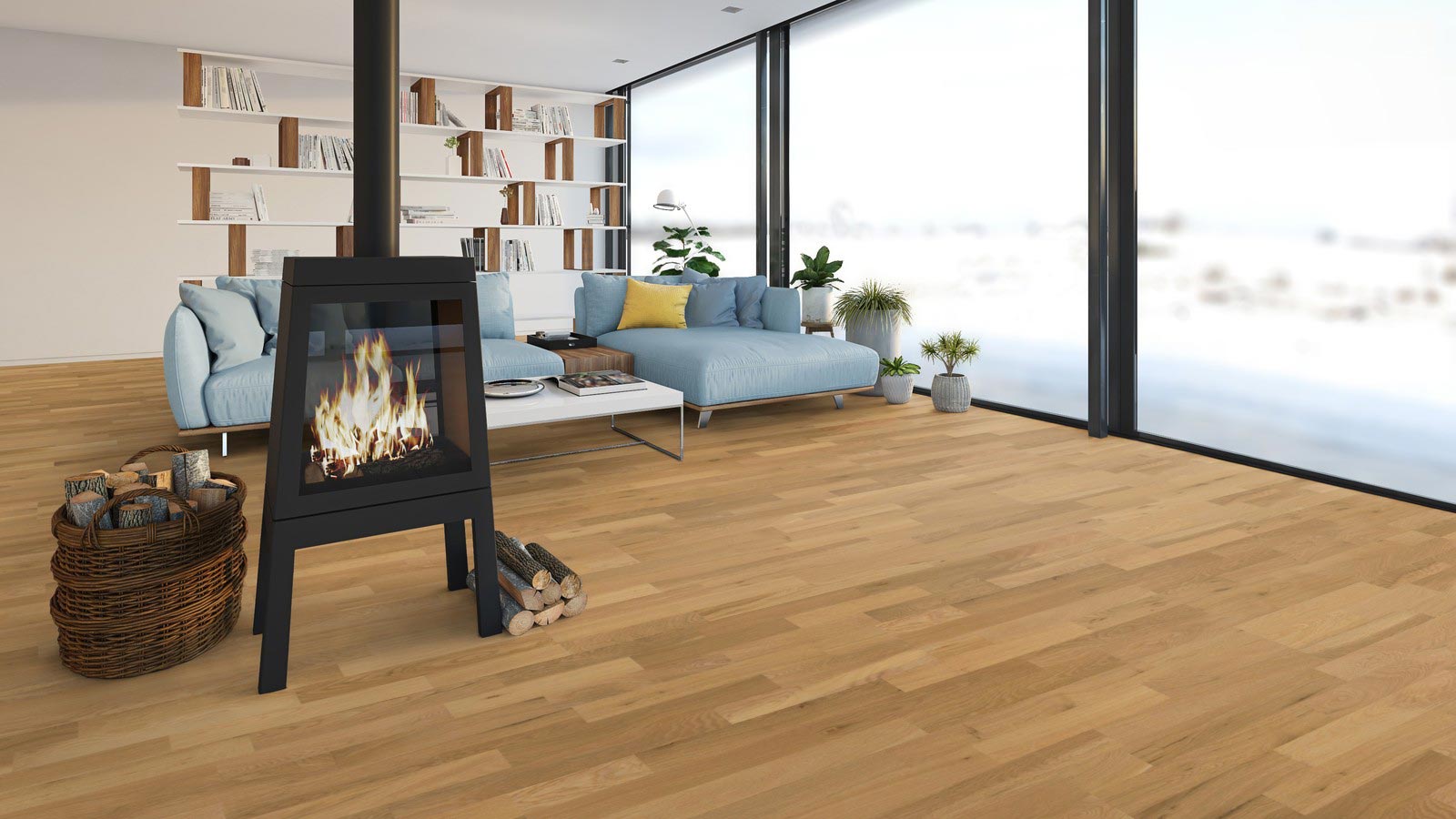 Skaben Parkett Bremen SB Eiche Country geölt Schiffsboden 3mm Raum8