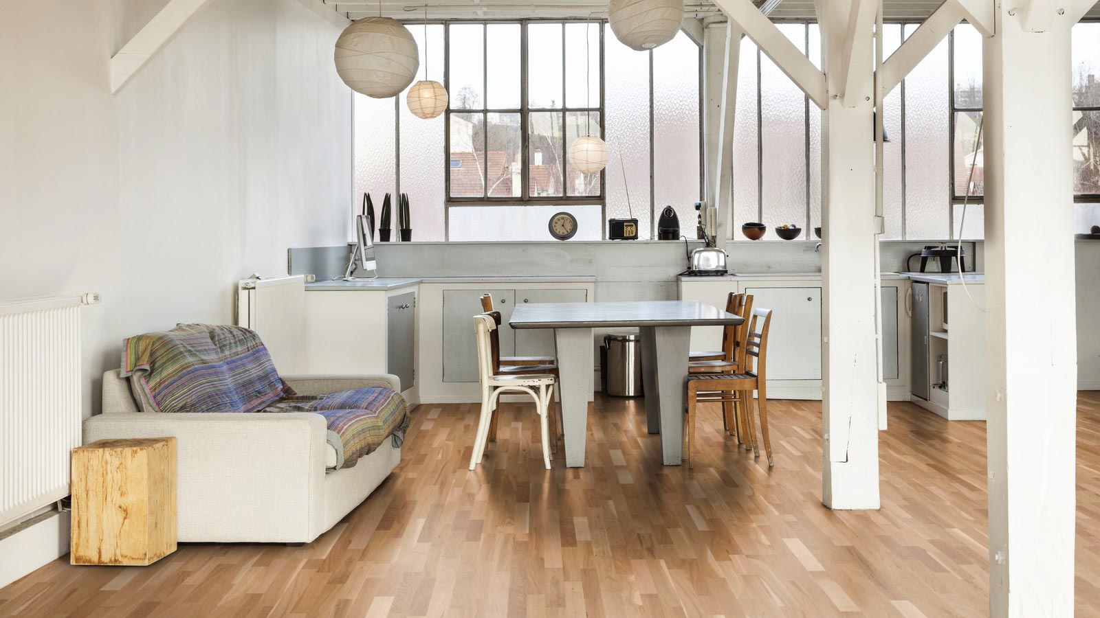 Skaben Parkett Bremen SB Eiche Country matt versiegelt Schiffsboden 3mm Raum6