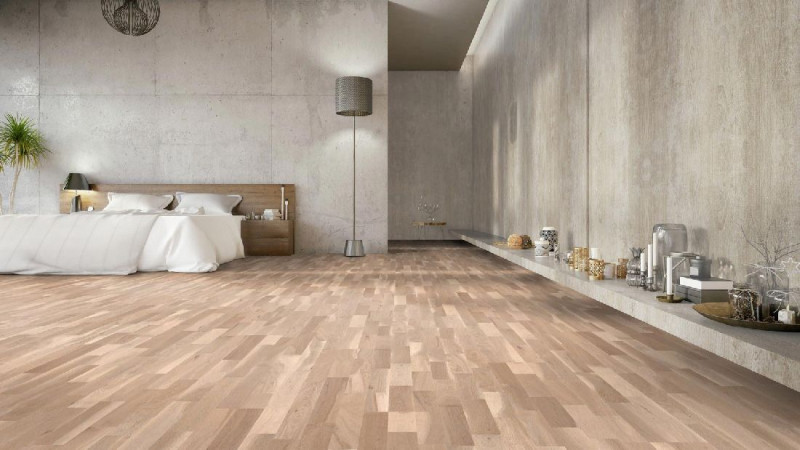 Skaben Parquet Bremen 3-strip Oak Country White Oiled 3mm main product photo