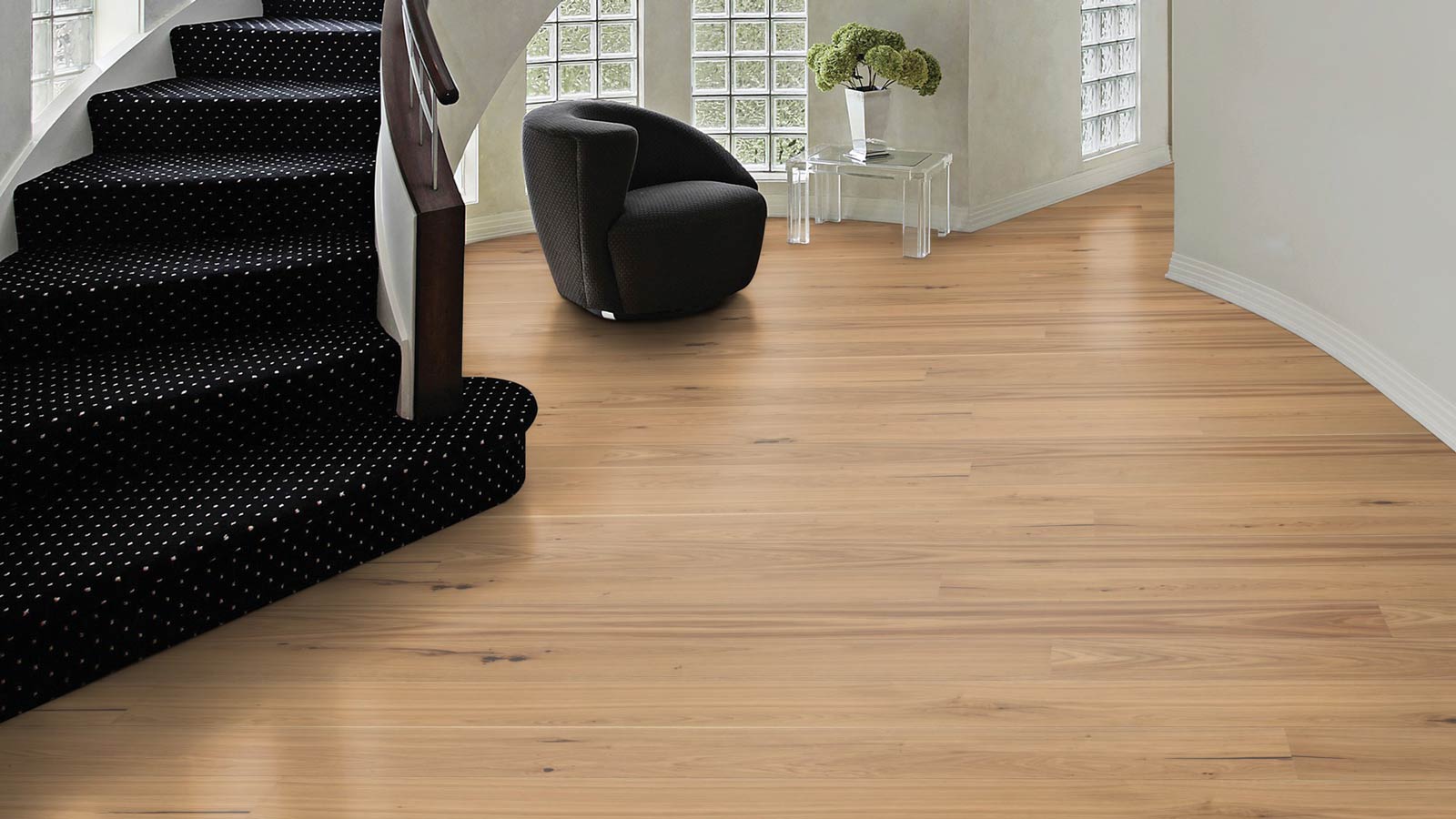 Skaben Parkett Aktionsware Eiche Rustikal Mattlack 1-Stab Landhausdiele 4V Raum5