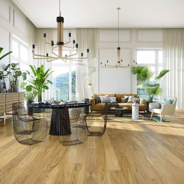Skaben Parkett Premium 1-Stab Landhausdiele Eiche Ambience natur geölt gebürstet M4V 180x2200 main product photo