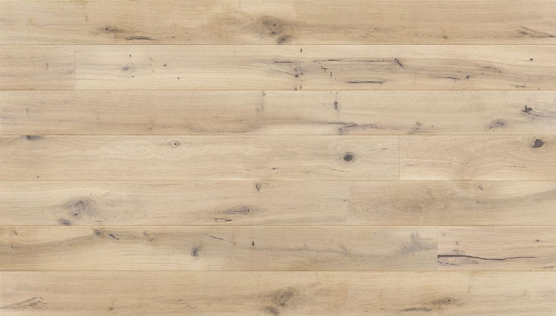 Skaben Parkett Premium 1-Stab Landhausdiele Eiche Unique natur geölt weiß gebürstet 4V 2,20 m R