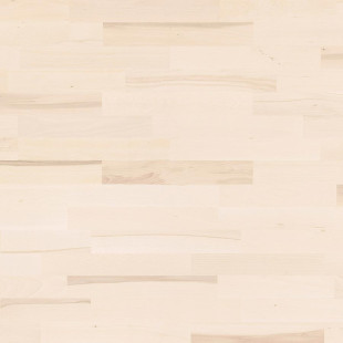 Skaben Parquet Standard 3-plank block beech matt lacquered white colored