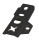 Skabenfix Objektset Edelstahl schwarz - Terrassenclips, Schrauben, Abstandhalter und Profi-Bit TX20
