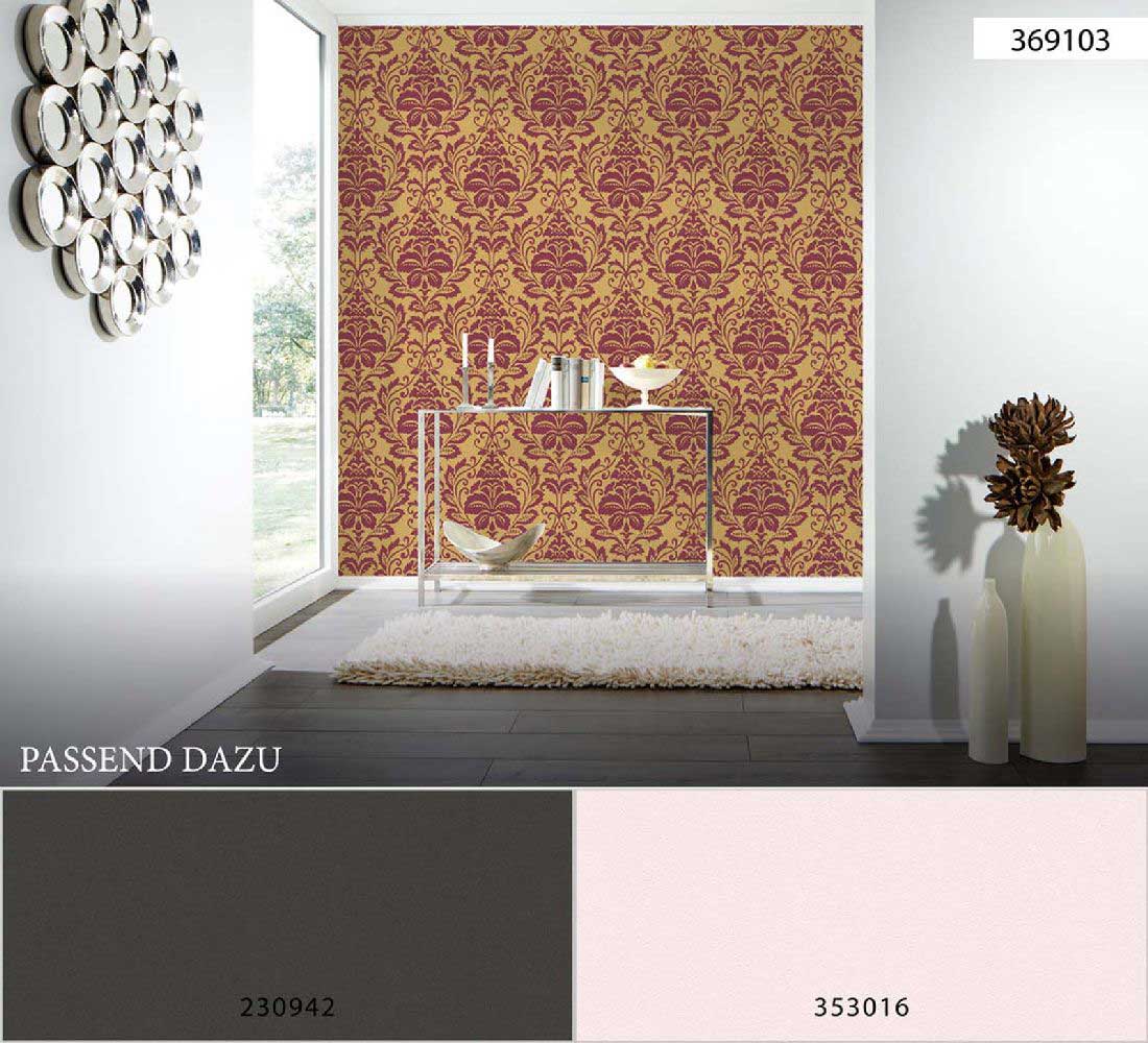 Skaben Tapete Uni Unitapete Schwarz R9