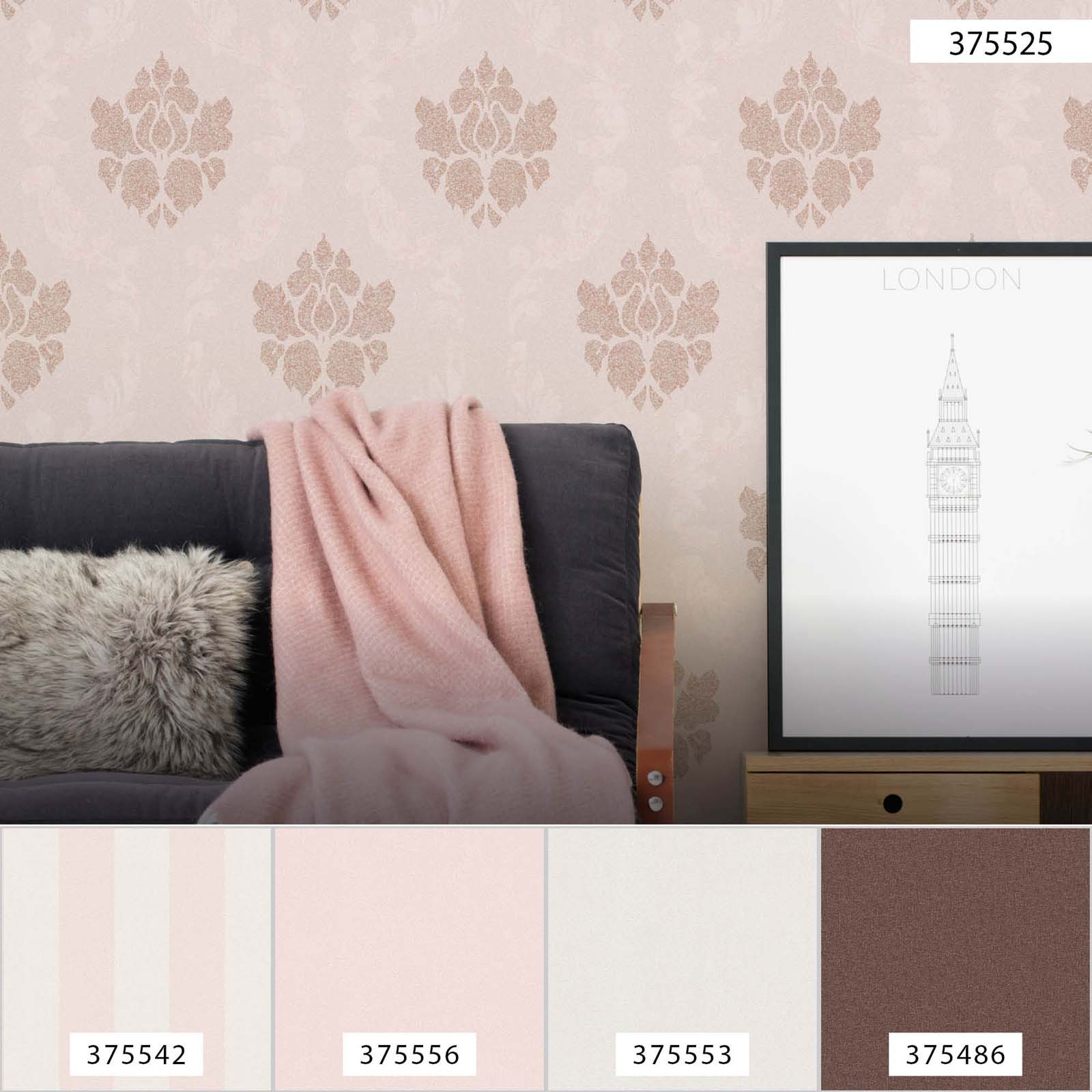 Skaben Tapete Uni Unitapete Blau Raum6