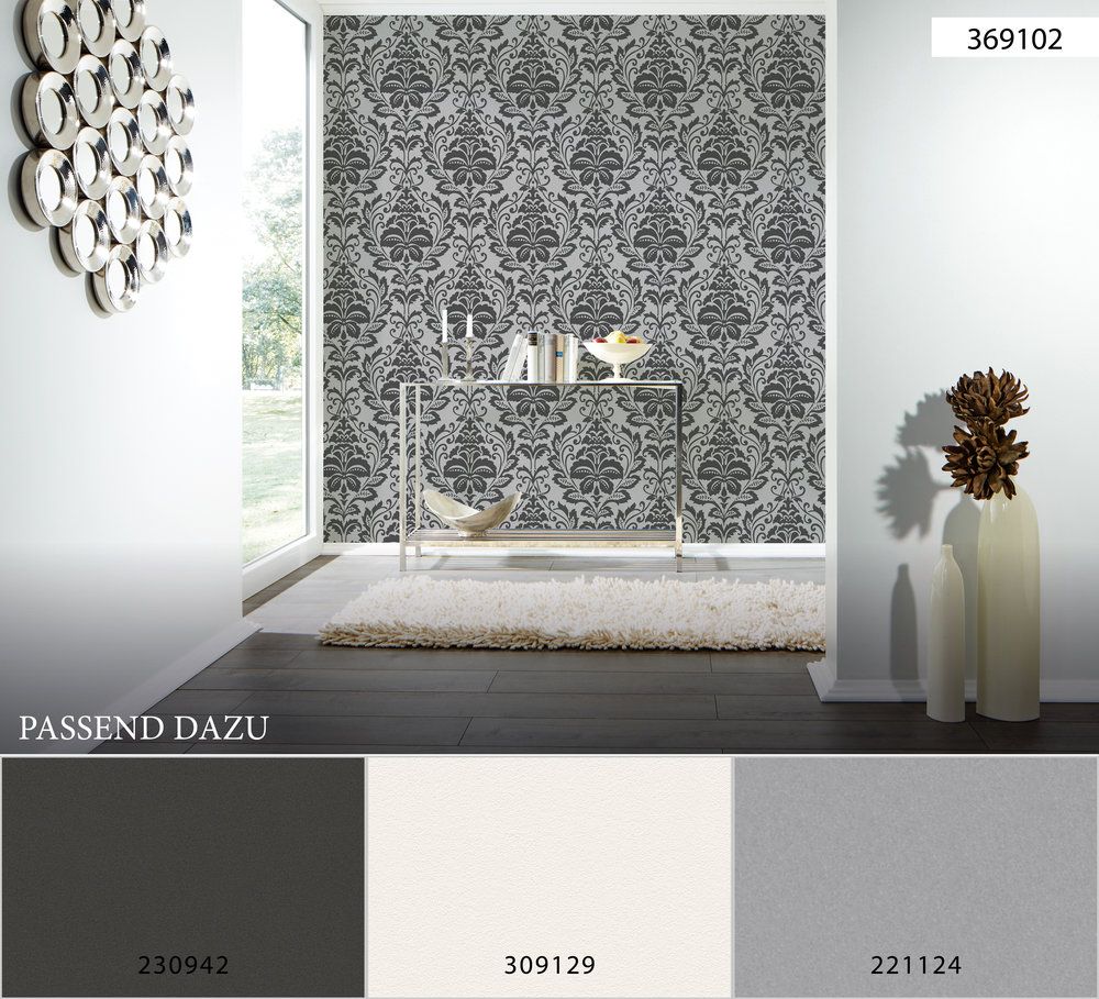 Skaben Tapete Uni Unitapete Creme R9