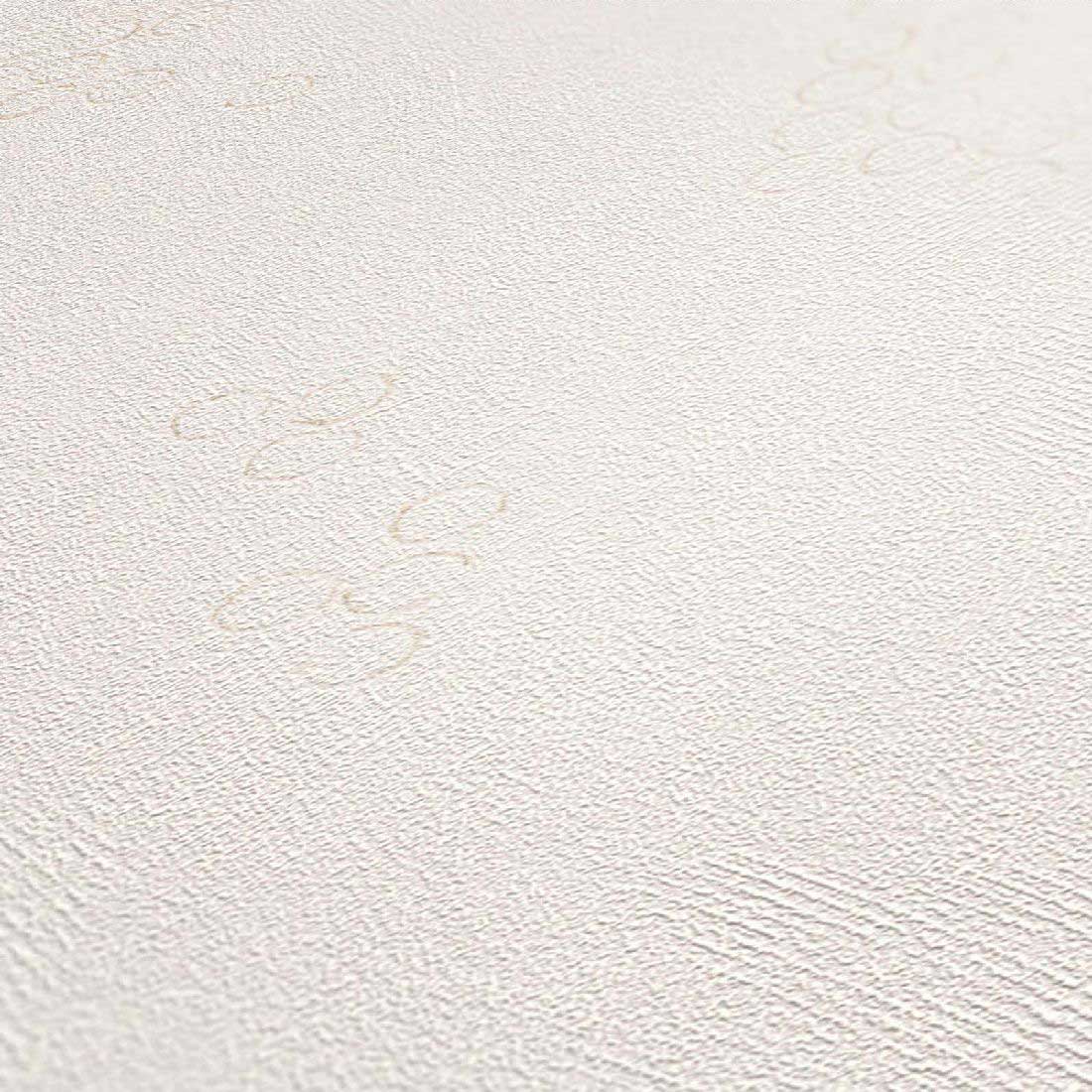 Skaben Tapete Flowers Blumentapete Glitzertapete Schwarz / Silber Raum2