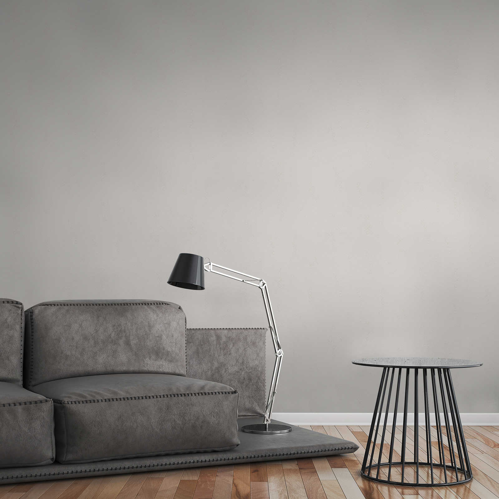 Skaben Tapete Flowers Blumentapete Glitzertapete Schwarz / Silber Raum6