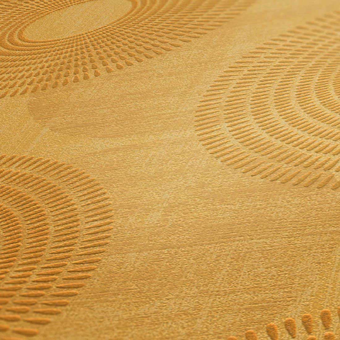 Skaben Tapete Dots / Circles Punktetapete / Kreistapete Creme / Weiß Raum2