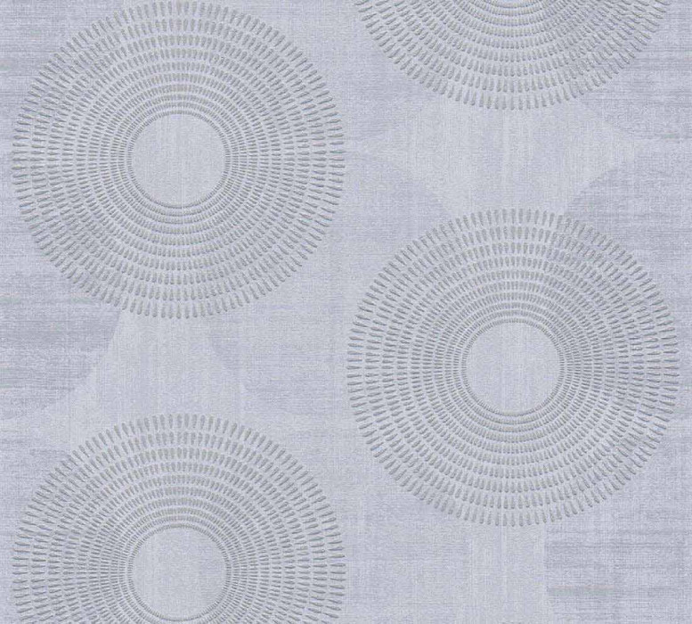 Papel pintado Skaben Lunares / Círculos - Papel pintado Lunares / Círculos gris 10,05 m x 0,53 m D1238 main product photo