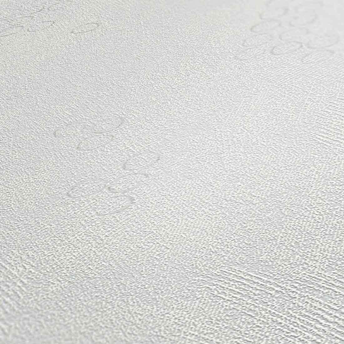 Skaben Tapete Flowers Blumentapete Glitzertapete Schwarz / Silber Raum2