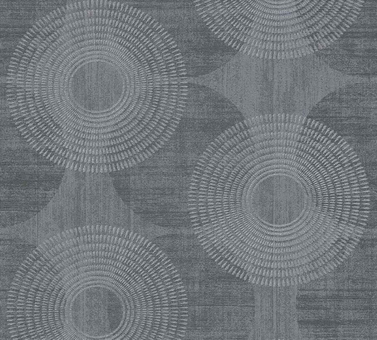 Papel pintado Skaben de Puntos / Círculos - Papel pintado de Puntos / círculos negro / gris 10,05 m x 0,53 m main product photo