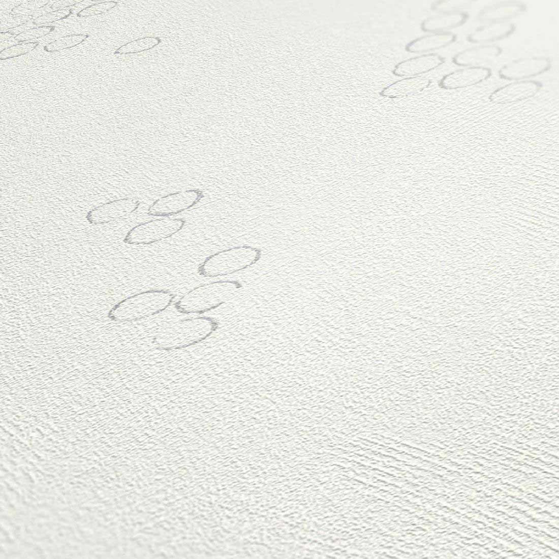 Skaben Tapete Flowers Blumentapete Grün Raum2