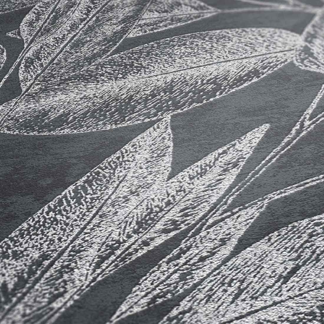 Skaben Tapete Geometric Geometrische Tapete Grau / Weiß Raum2