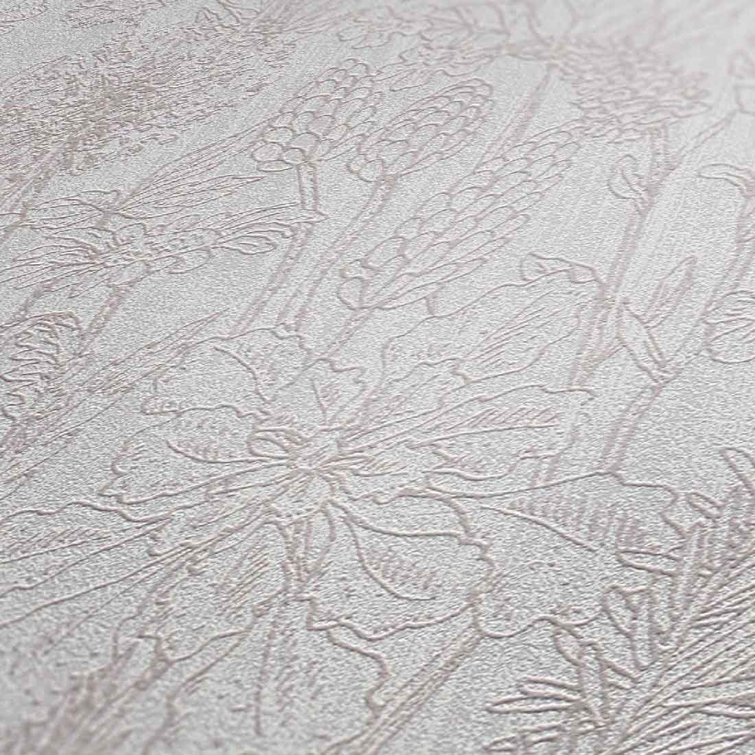 Skaben Tapete Tiles Fliesentapete Weiß Raum2