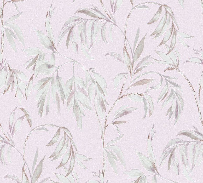 Papel pintado Skaben Flores - papel pintado floral verde / gris 10,05 m x 0,53 m main product photo
