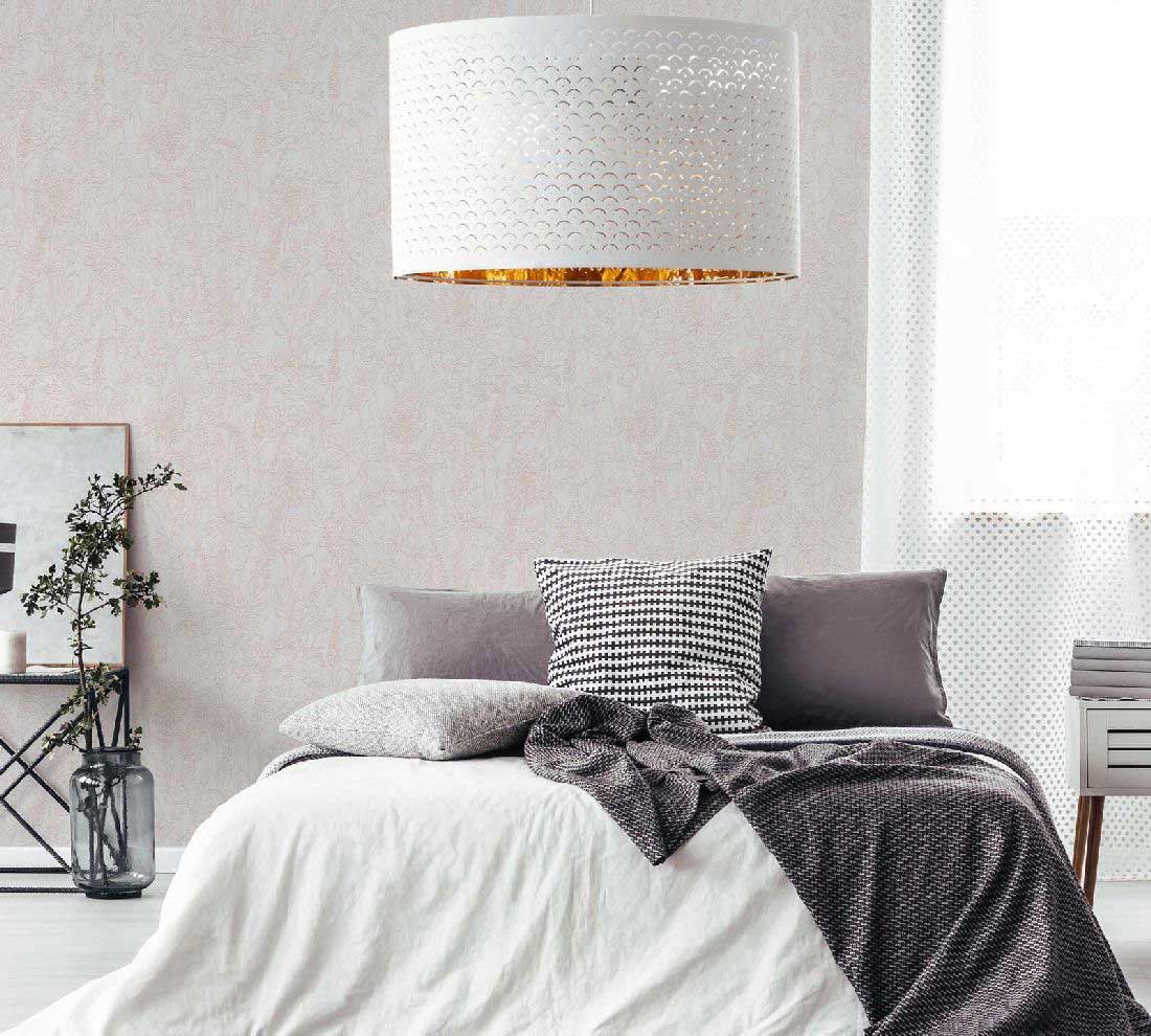 Skaben Tapete Geometric Geometrische Tapete Beige / Creme Raum4